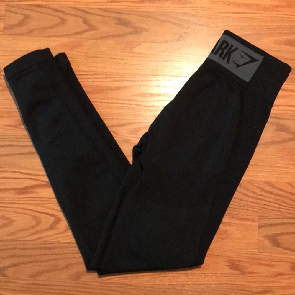 Gymshark High-Waisted Flex Leggings - Small, Black